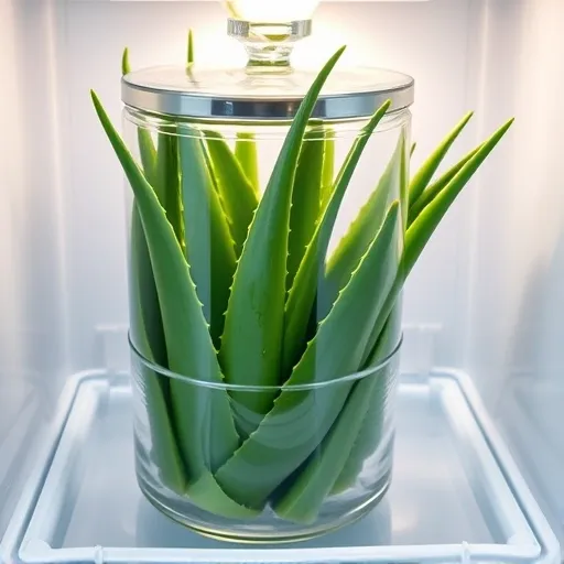 생 알로에보관방법 3단계: 잎 신선도 극대화 기술