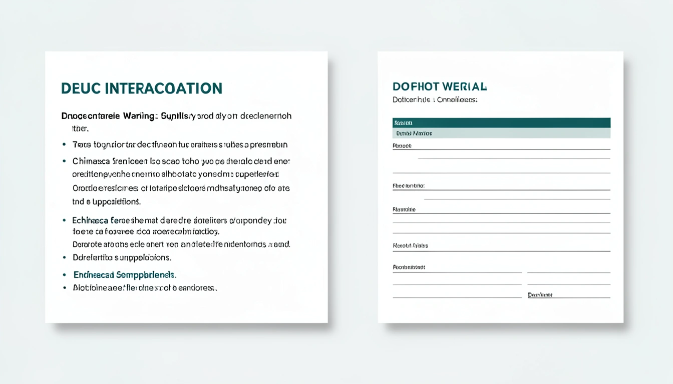 특정 약물 상호작용 위험 목록과 복용 시기 조정 전략